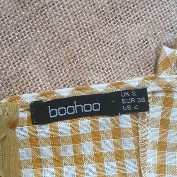 BOOHOO Size 8 check summer dress - Picture 4 of 4